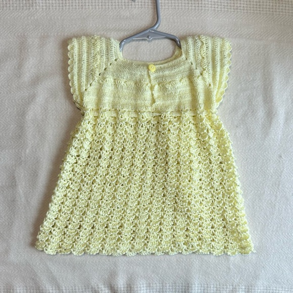 Hand Knitted Baby Dress - Picture 2 of 11